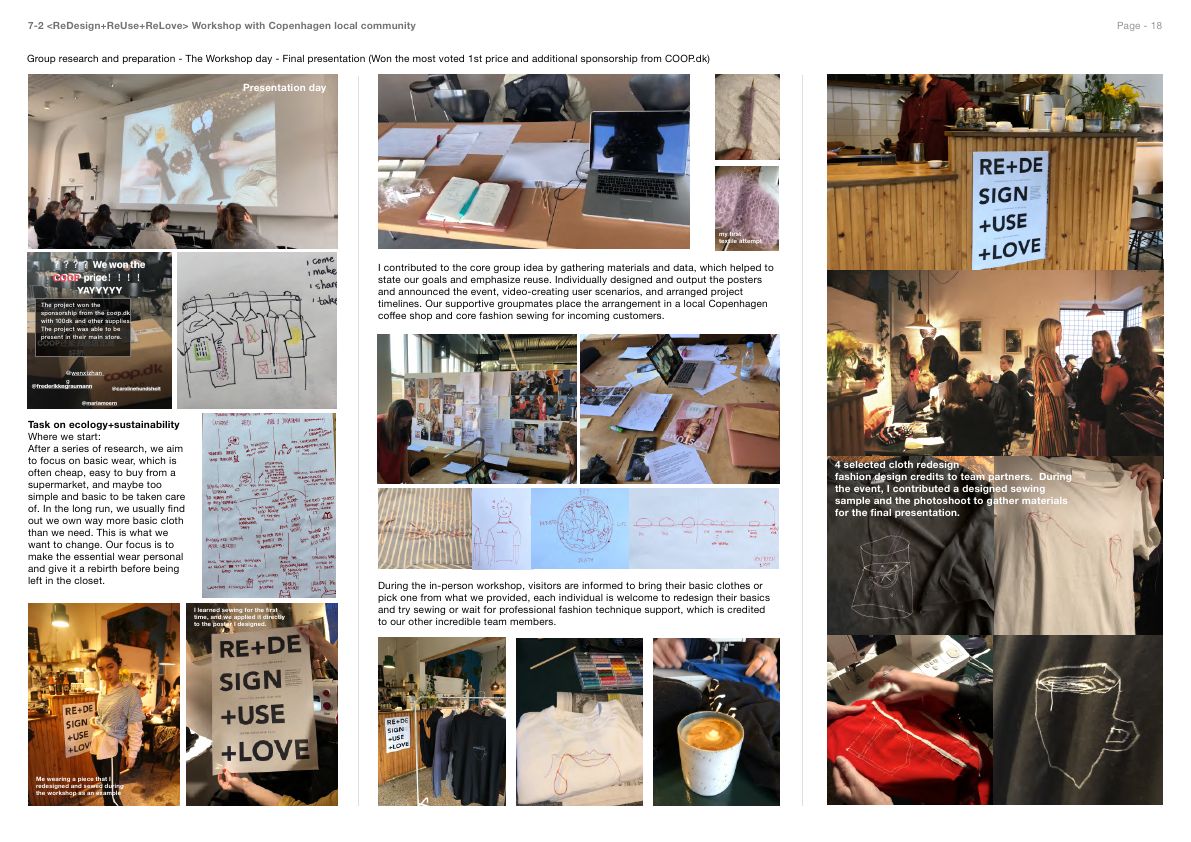 Workshop process and participant activities from the KADK exchange semester